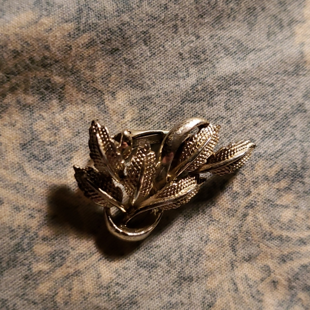 Silver Bush Clip-on Earring/Brooch/cufflink